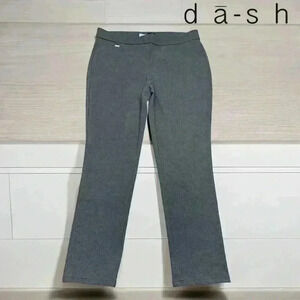NWOT dā-sh, Plus-Size Pull-On Textured Trousers, 1X,  Gray